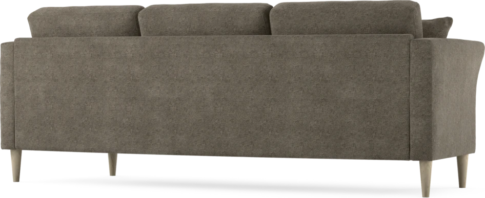 Eden - 3-sits soffa svängd - Brun
