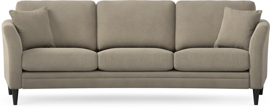 Eden - 3-sits soffa svängd - Beige