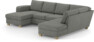 Friday - 3-sits soffa med schäslong vänster och divan höger - Grå