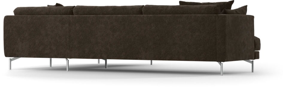 Harper - 3-sits soffa med divan höger - Brun