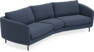 Madison - 3-sits soffa svängd, 90 cm - Blå