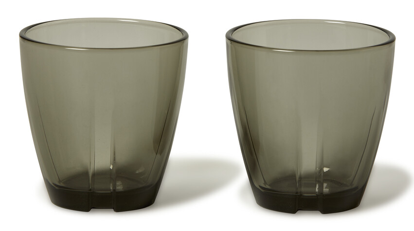 Bruk - Glas, 2-pack, 20 cl - Grå