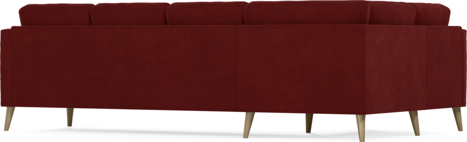 Eden - Hörnsoffa, 1+3-sits - Röd