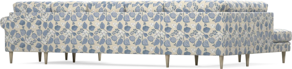 Eden - 3-sits soffa med divan vänster och schäslong höger - Flerfärgad