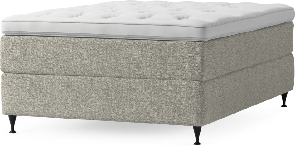 Delux Exclusive - Kontinentalsäng, enkelsäng 140 cm med bäddmadrass och sängben