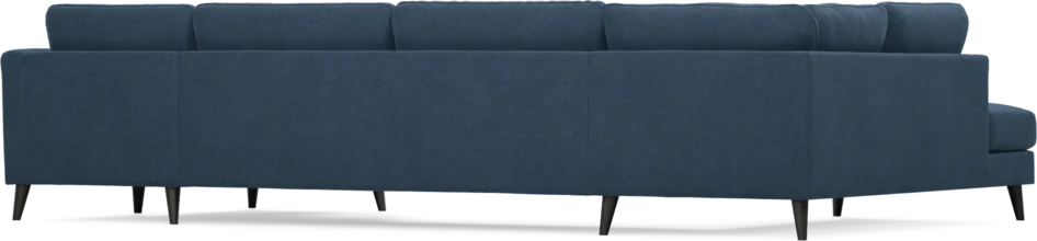 Bridge - 3-sits soffa med divan vänster och schäslong höger - Blå