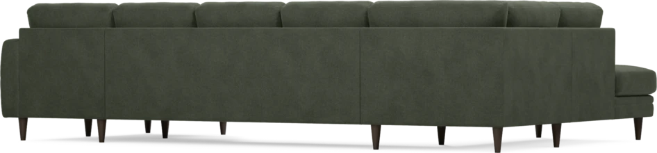 Eden - 3-sits soffa med divan vänster och schäslong höger - Grön