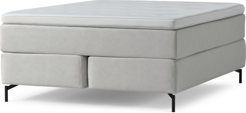 Delux Exclusive - Kontinentalsäng, dubbelsäng med bäddmadrass och sängben