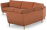 Madison Lux - Hörnsoffa 3+2-sits, hörn 2 - Orange
