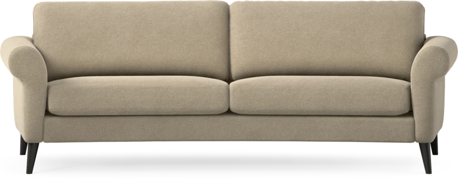 Bridge - 3-sits soffa svängd - Beige
