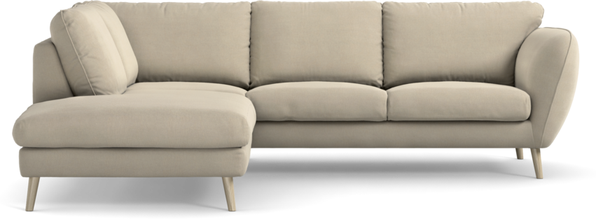 Madison Lux - 2-sits soffa med divan vänster - Beige