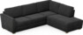 Friday - 2,5-sits soffa med divan höger - Blå