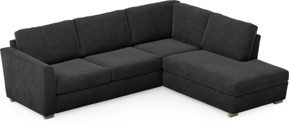 Friday - 2,5-sits soffa med divan höger - Blå