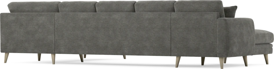 Eden - 3-sits soffa med schäslong vänster och divan höger - Grå