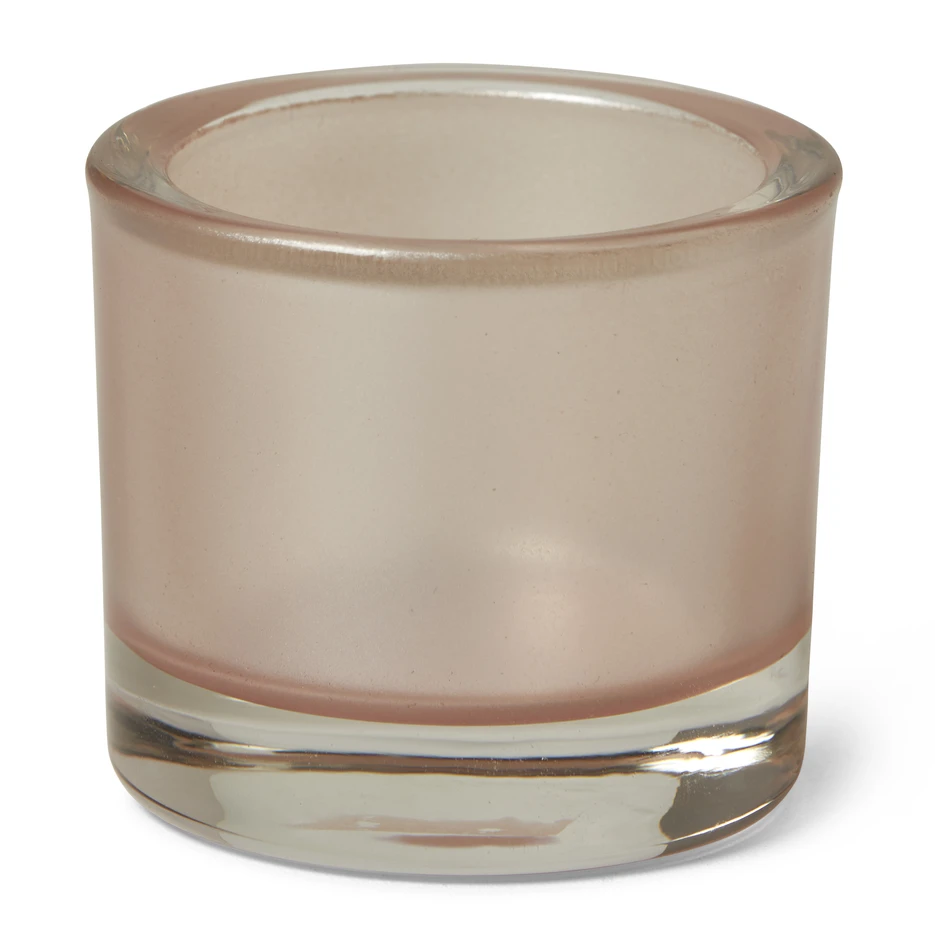 Mango Pearl - Ljuslykta, H 5,7 Ø 6,5 cm - Rosa