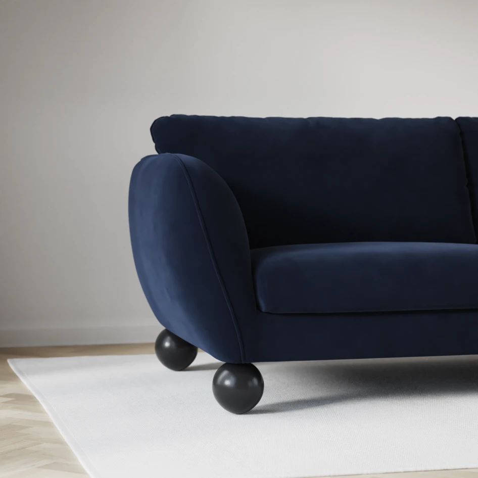Madison Lux - 2-sits soffa - Blå