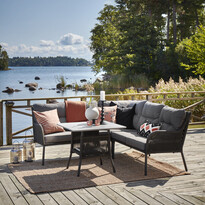 Mallorca - Utegrupp med soffa och bord - inspiration
