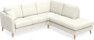 Eden - 2-sits soffa med divan - Vit