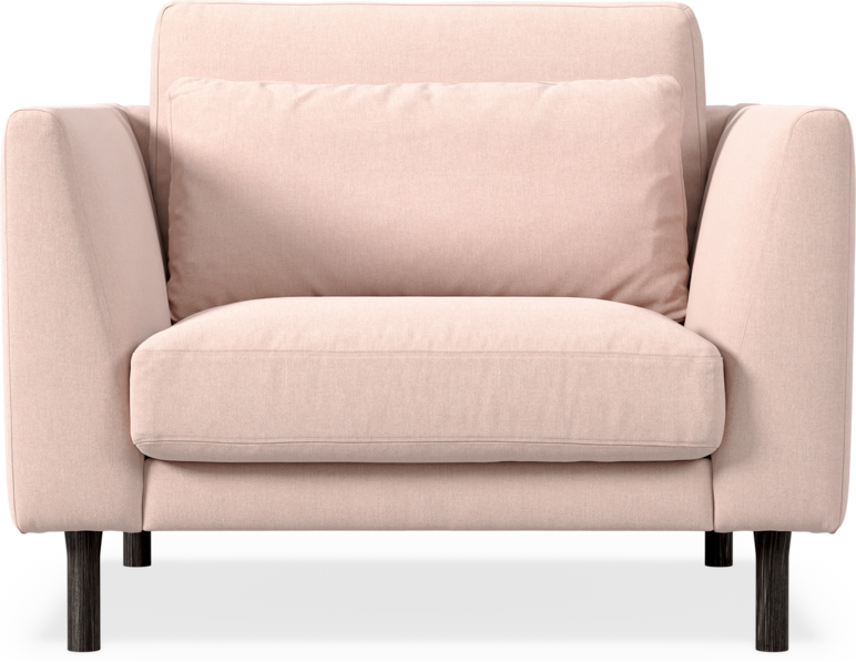 Willow - Fåtölj, fast klädsel - Rosa