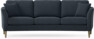 Eden - 3-sits soffa svängd - Blå