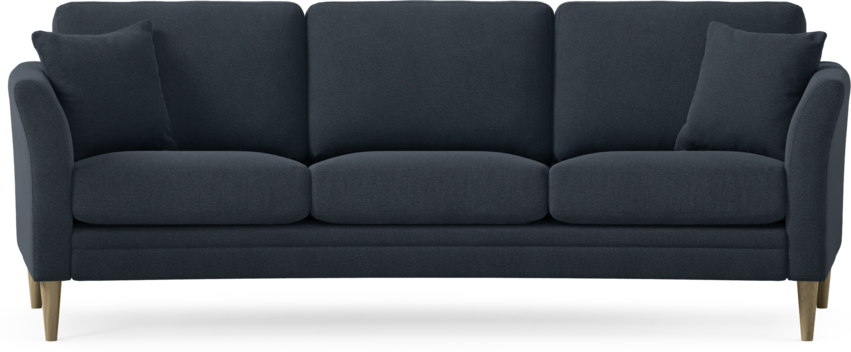 Eden - 3-sits soffa svängd - Blå