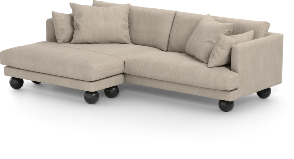 Harper - 4-sits med schäslong XL vänster - Beige