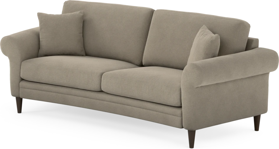 Eden - 2,5-sits soffa svängd - Beige