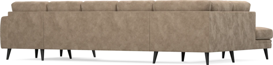 Eden - 3-sits soffa med divan vänster och schäslong höger - Beige