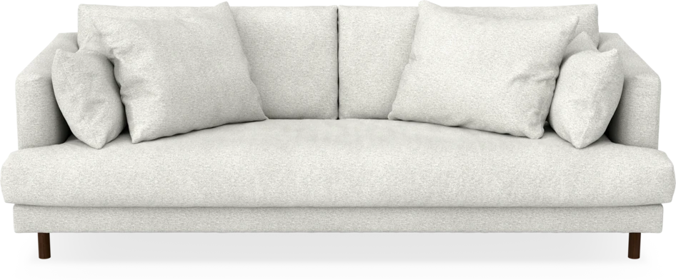 Harper - 3-sits soffa, hel dyna - Vit