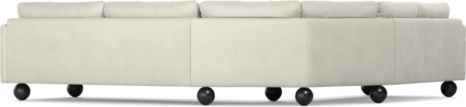Madison Lux - Hörnsoffa 2+3-sits, hörn 2 - Vit