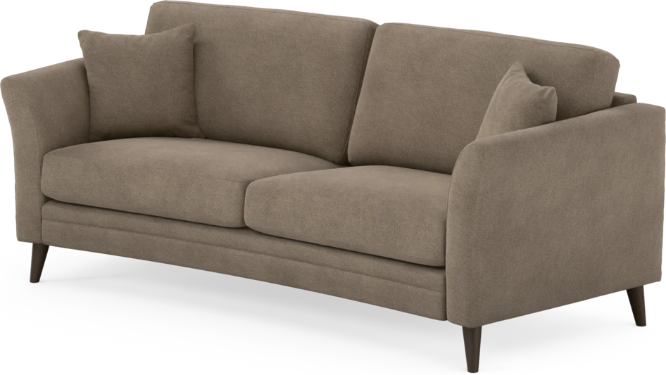 Eden - 2,5-sits soffa svängd - Brun