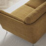 Madison Lux - 2-sits soffa med schäslong vänster - Gul