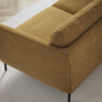 Madison Lux - 2-sits soffa med schäslong vänster - Gul