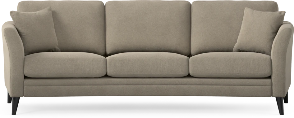 Eden - 3-sits soffa svängd - Beige