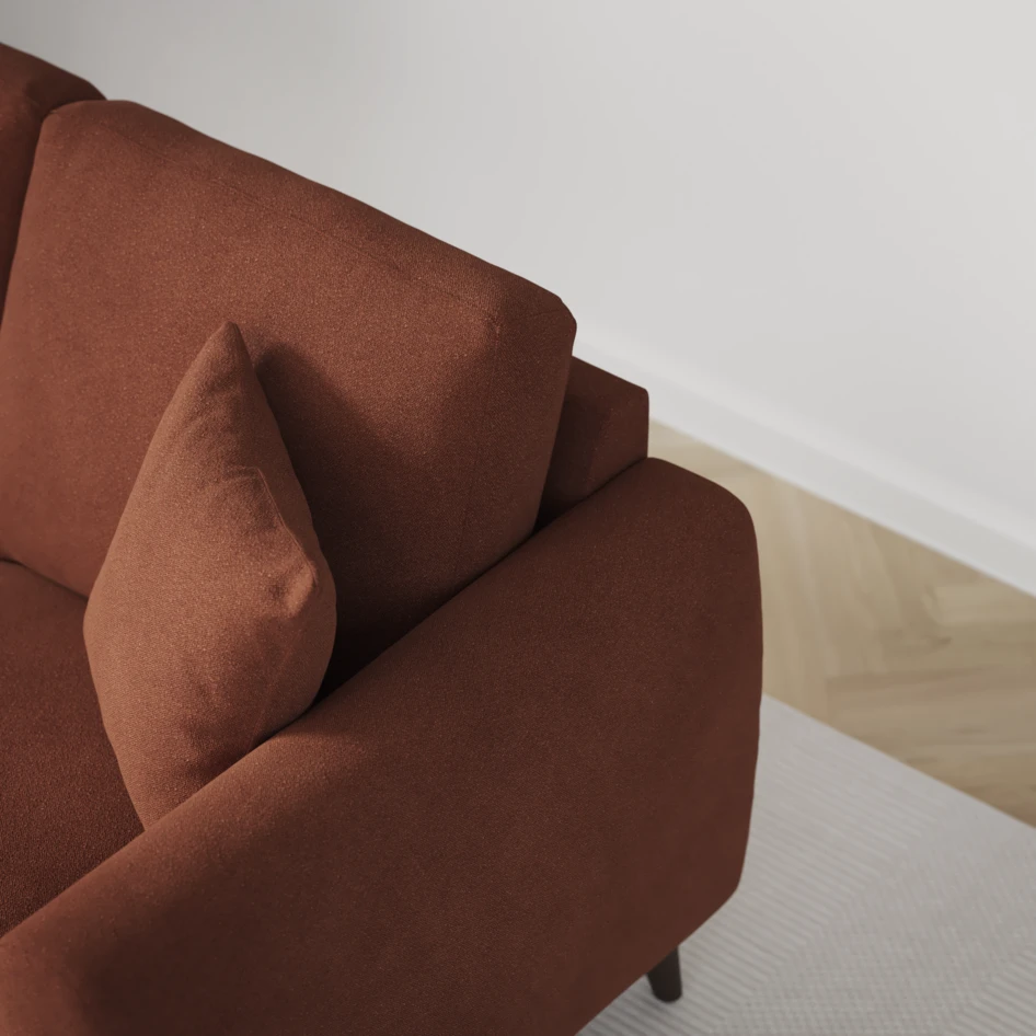 Eden - 2-sits soffa - Orange