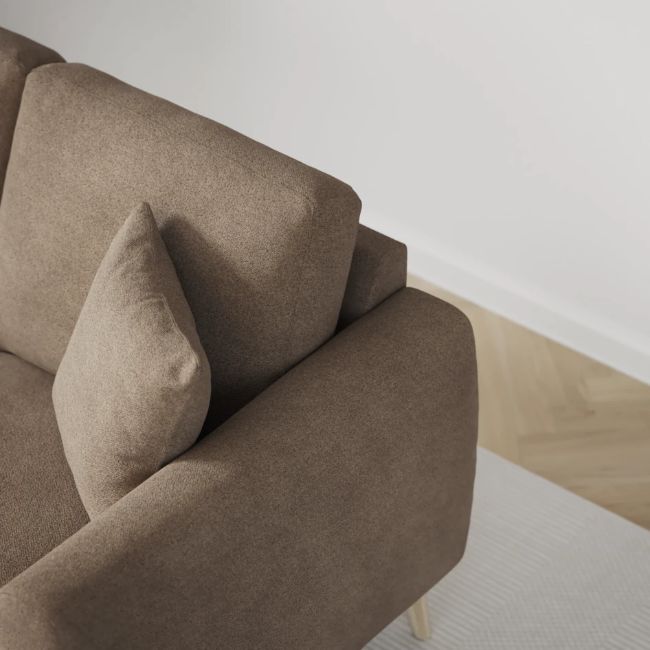 Eden - 2,5-sits soffa - Brun