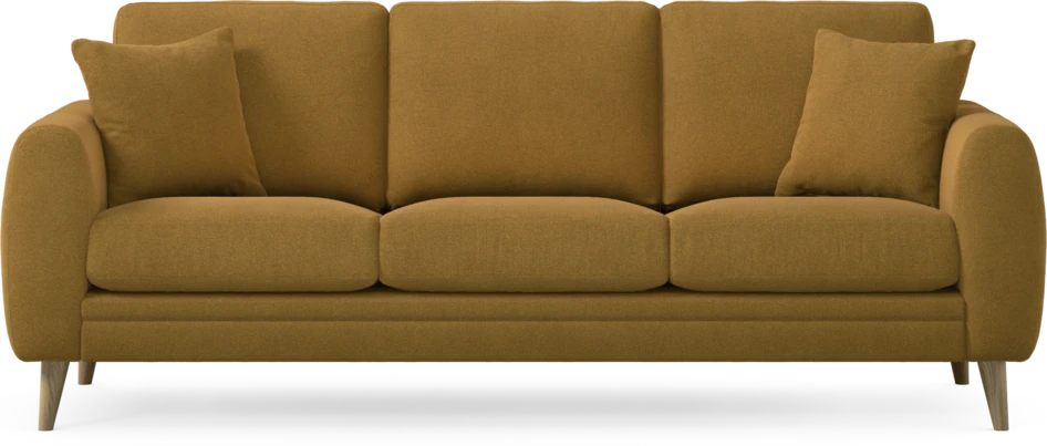 Eden - 3-sits soffa - Gul