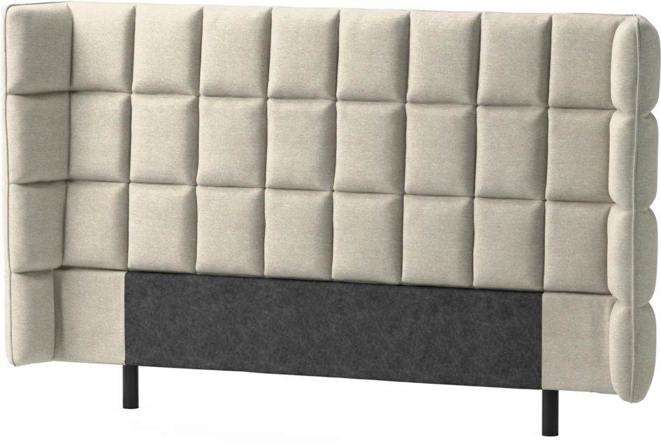 Delux Rutig - Sänggavel, 120-180 cm - Beige