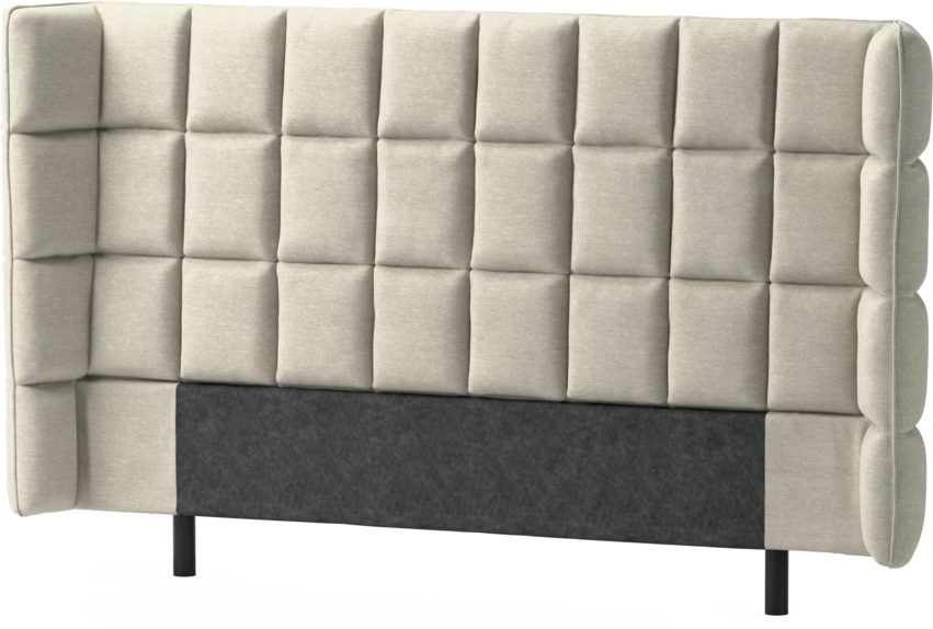 Delux Rutig - Sänggavel, 120-180 cm - Beige