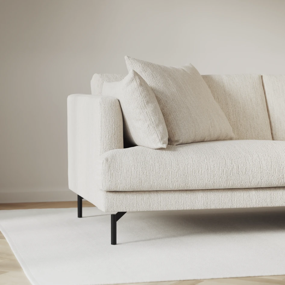 Harper - 4-sits soffa - Vit