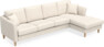 Eden - 3-sits soffa med schäslong - Beige