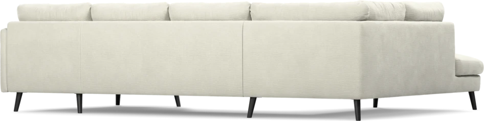 Madison Lux - 2-sits soffa med divan vänster och schäslong höger - Vit