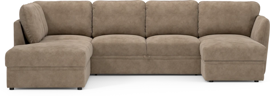 Öland - Bäddsoffa med divan vänster och schäslong höger - Beige