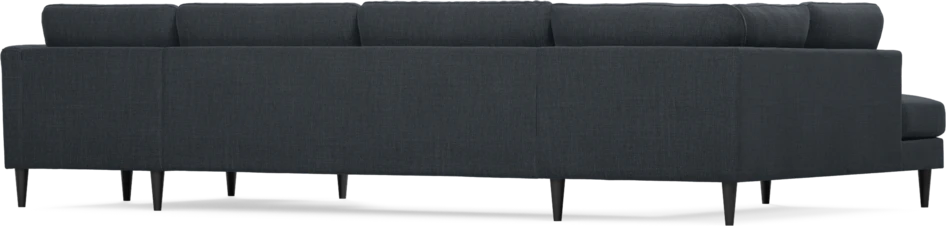 Bridge - 3-sits soffa med divan vänster och schäslong höger - Blå