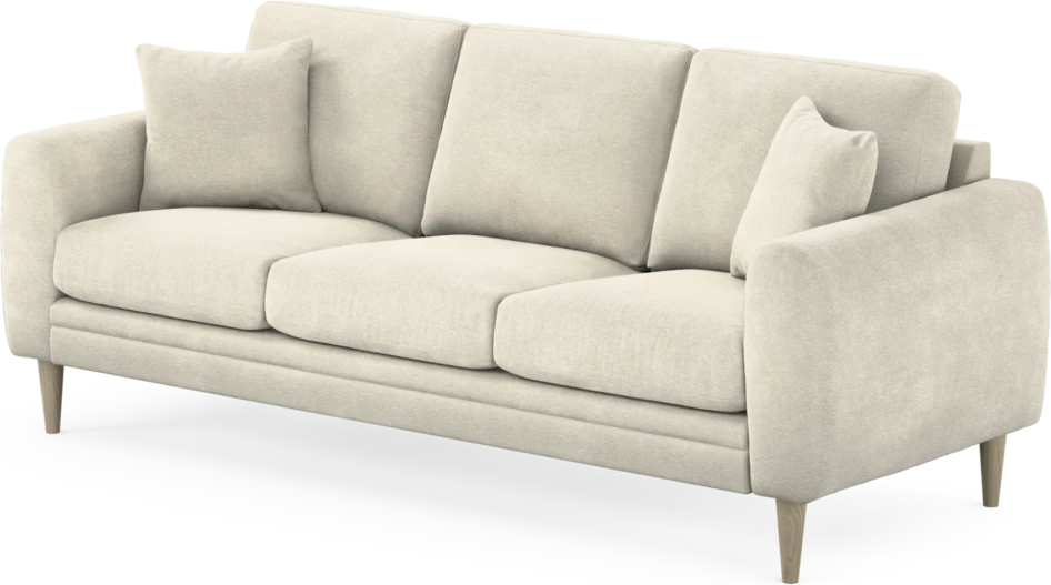 Eden - 3-sits soffa - Vit