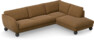 Madison Lux - 3-sits soffa med divan höger - Brun