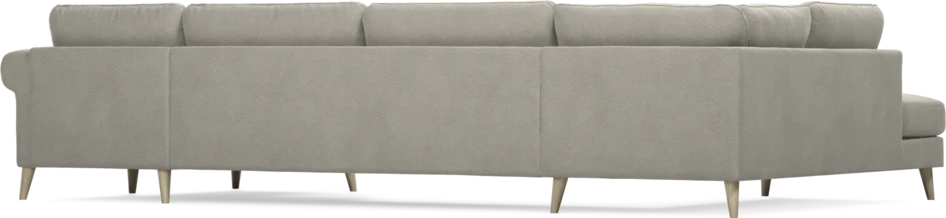 Bridge - 3-sits soffa med divan vänster och schäslong höger - Grå