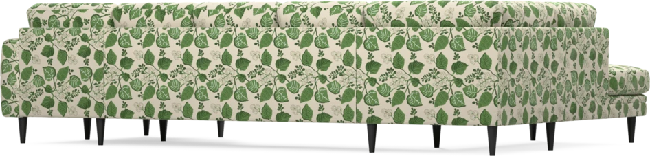 Eden - 3-sits soffa med divan vänster och schäslong höger - Flerfärgad