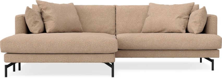 Harper - 4-sits med schäslong XL vänster - Gul