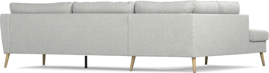 County - 2,5-sits soffa med divan vänster - Grå